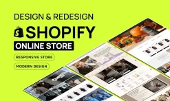 Our agency will do shopify store design, redesign shopify ecommerce website