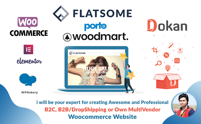 I will make your website with wordpress portfolio or online store