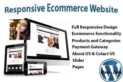 I will build responsive ecommerce website online store