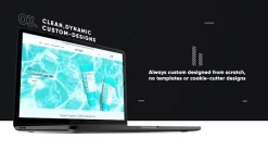 I will create a modern wordpress website with a unique web design