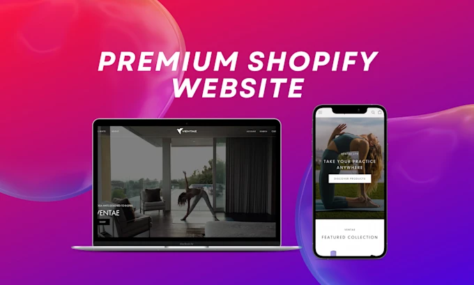 I will create your premium shopify store design