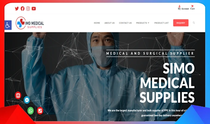 I will design and develop ecommerce website online store